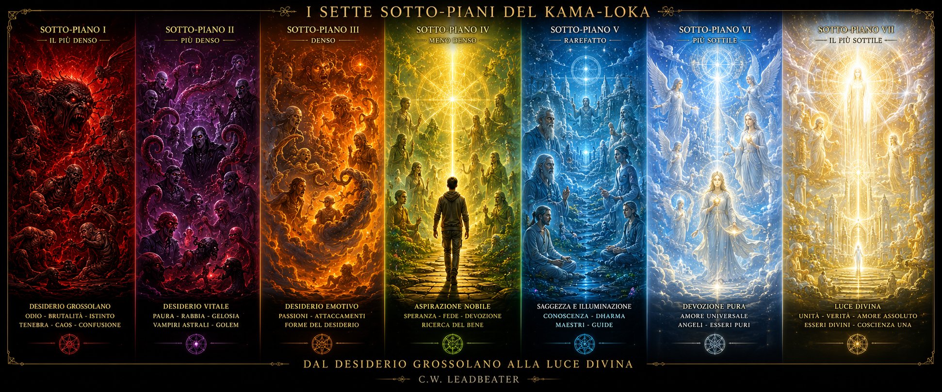I Sette Sotto-Piani del Kama-Loka